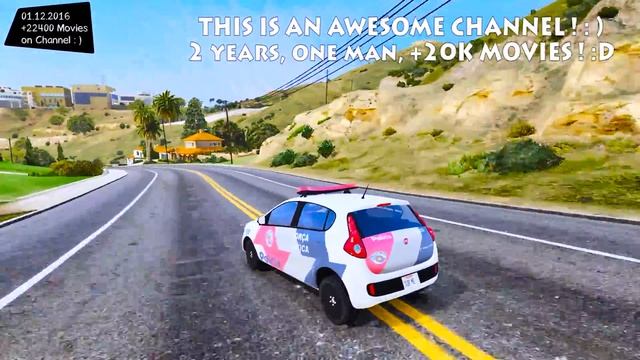 Fiat Palio 2014 PMESP - GTA V MOD ENB | 2.7K / 1440p ! _REVIEW смотреть онлайн