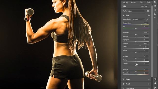 Create PURE GOLD SKIN in Photoshop смотреть онлайн