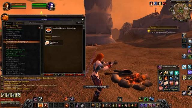 World Of Warcraft Quest Info: Kitchen Assistance смотреть онлайн