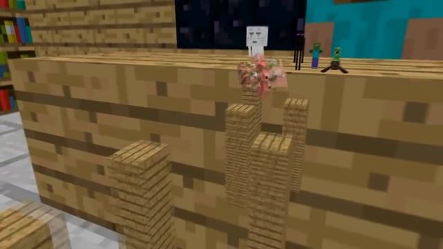 Monster School: Acrobatics - Minecraft Animation смотреть онлайн