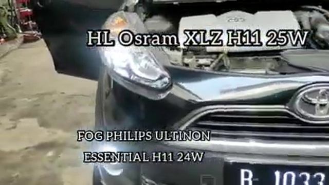 Upgrade LED SIENTA Headlamp Osram XLZ H11 + Foglamp Philips Ultinon Essential FOG Gen 2 H11 смотреть онлайн