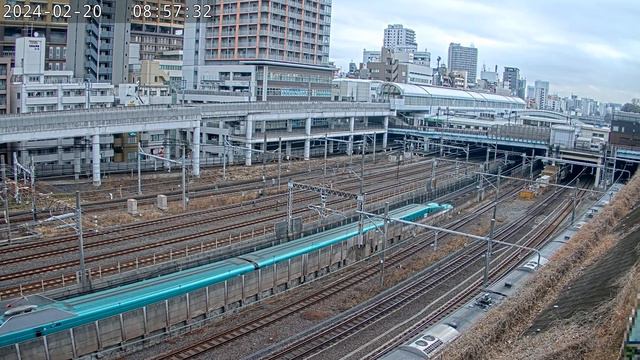 【ライブカメラ】日暮里 東京の鉄道 2024-02-20 03:00- Tokyo Japan Train Live camera смотреть онлайн