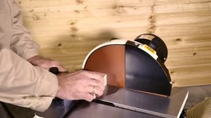 Обзор Тарельчатый шлифовальный станок JET JDS-12. Настройка. Примеры шлифования.