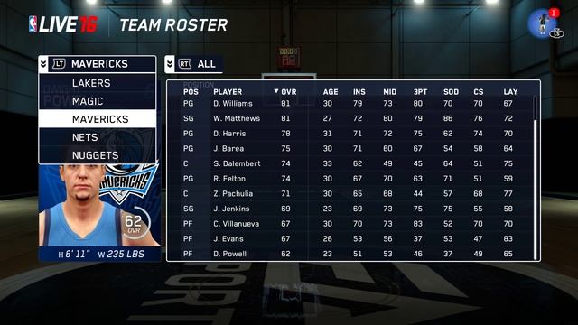 NBA Live 16 Full Roster Ratings (Full Game) смотреть онлайн