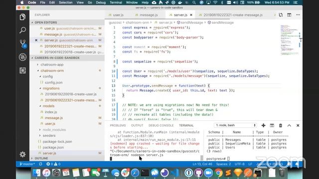 Careers in Code - Module 6/7, Week 15 with Gus Cost смотреть онлайн