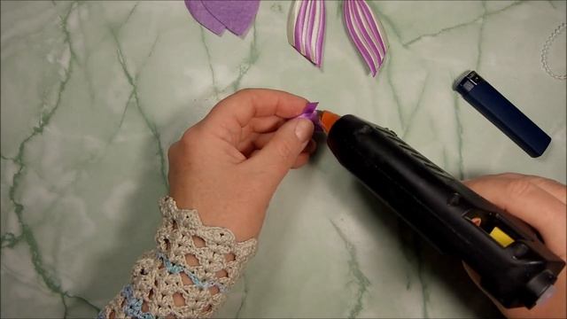 Кулон из косой бейки, своими руками, МК смотреть онлайн