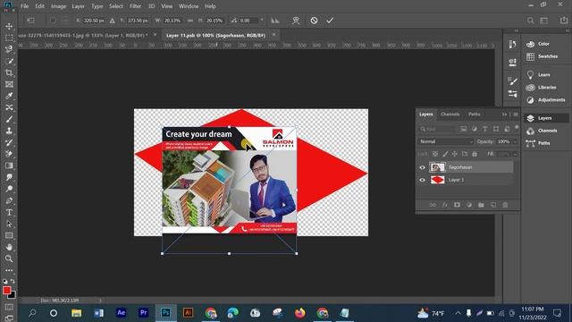 How to create mockup in Photoshop Tutorial смотреть онлайн