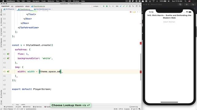 Part 13 - Creating the basic Player Screen смотреть онлайн