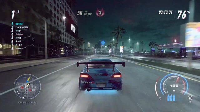 【NFS HEAT】night race　Nissan Silvia Spec R Aero 2002 смотреть онлайн