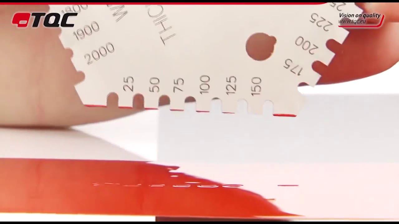 Измерение толщины мокрого слоя ЛКМ (WFT)