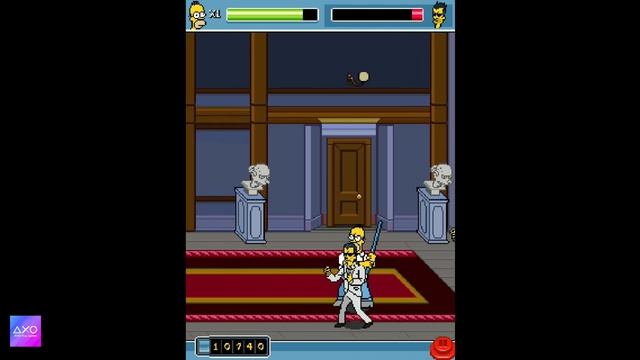 Melawan bos terakhir demi mendapatkan sebuah donat | The Simpsons Arcade | Java Game (END) смотреть онлайн
