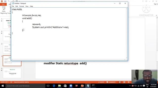 JAVA Programming :LEC 01 P 02- CLASS & OBJECTS,FIELDS, METHODS( STATIC & NON STATIC),Related Progra смотреть онлайн