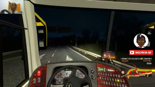 ► Euro Truck Simulator 2 ◄ + ► Jum Buss 380 (B4D) ◄ ♦São Paulo x Poções♦ смотреть онлайн