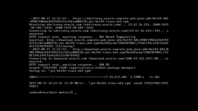 Instalación Oracle JRE 8 en CentOS 7 minimal смотреть онлайн