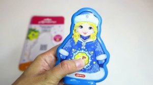 Новогодняя музыкальная игрушка "Снегурочка", ТМ "Азбукварик"