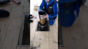 Лайфхак о том, как соединить сэндвич трубу старого и нового образца, разных производителей.