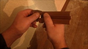 Установка пластикового напольного плинтуса с кабель-каналом