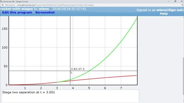 Rocket Animation Challenge with VPython 4 Multistage Rockets смотреть онлайн