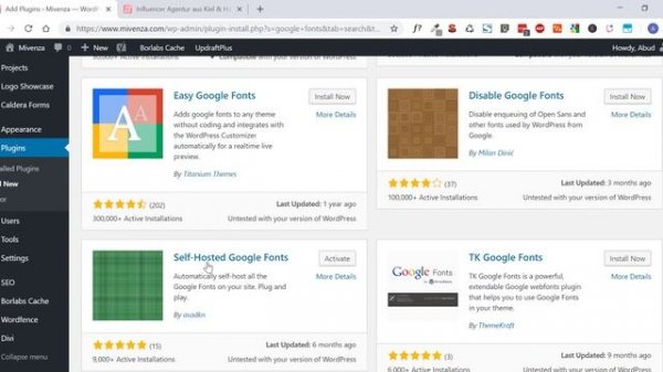 Google Fonts DSGVO konform in WordPress einbinden