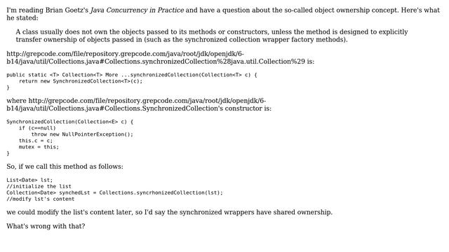 Understanding object ownership in Java смотреть онлайн