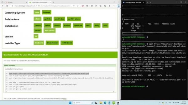 How to install PyTorch on WSL2 with Cuda support