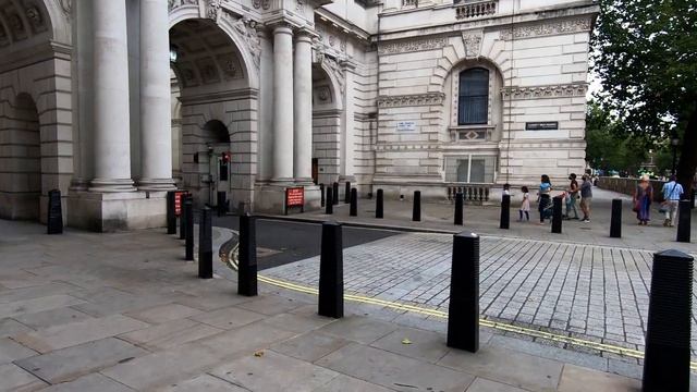 LONDON REOPENED Walk PARLIAMENT STREET - WHITEHALL from Westminster Station to Trafalgar Square смотреть онлайн