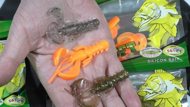 Силиконовые приманки Bat копии приманок Fox Rage,Keitech,Sawamura,Crazy Fish