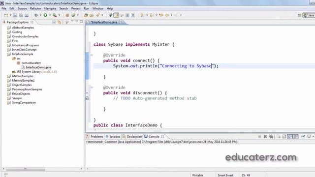 Java Programming Tutorial - 22 Interface in Java смотреть онлайн