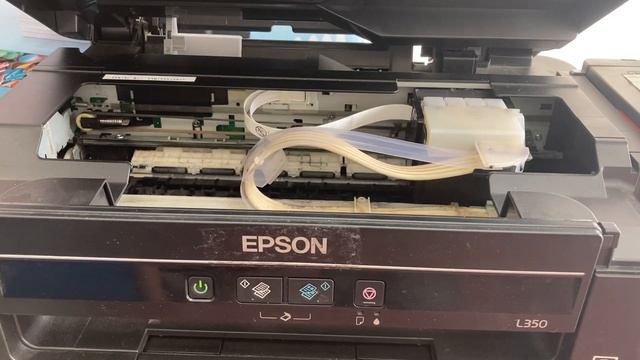 EPSON L350 HEAD CLEANING Without Computer смотреть онлайн