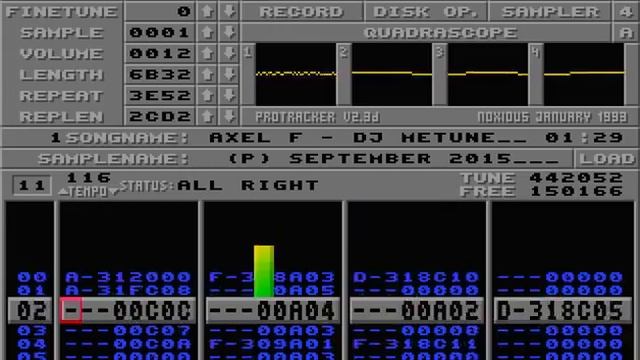 Axel F - Amiga ProTracker conversion by DJ METUNE September 2015 смотреть онлайн