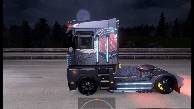Euro Truck Simulator 2 - Renault Magnum Tuning ( HD 1080p ) смотреть онлайн