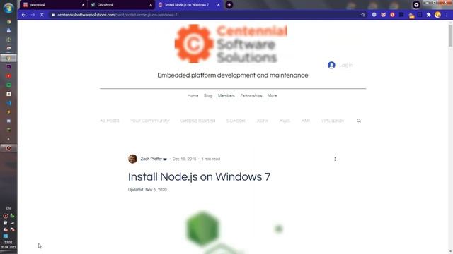 Node.js на Windows 7 - Как?! | #Windows #7 #NodeJS #JS #Node #Install #Download #Javascript #Websit смотреть онлайн