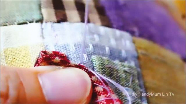 ?DIY Fabric Scraps Idea┃HandyMumLin sewing project✂✂✂ смотреть онлайн