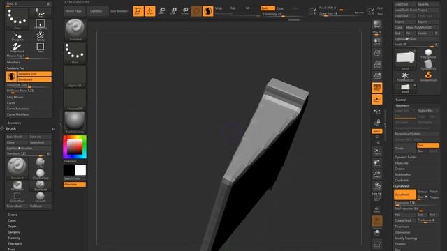 Создание LowPoly и HighPoly моделей в Maya и Zbrush