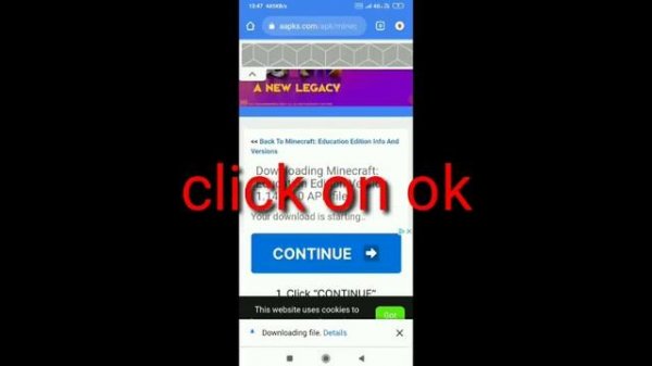 how to download minecraft education edition for Android 8.0 or higher step by step tutorial