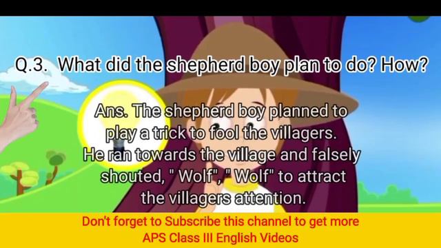 CLASS 3 / ENGLISH / CH-1 /QUESTION & ANSWER SOLVED | THE BOY WHO CRIED A WOLF / ARMY PUBLIC SCHOOL. смотреть онлайн