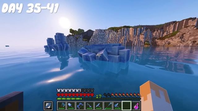 I Survived 100 Days in the ARCTIC OCEAN in Hardcore Minecraft... смотреть онлайн