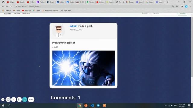Hackathon Twitter (извините за звук у меня не было микрофона) смотреть онлайн