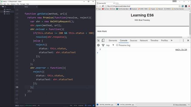 JavaScript ES6 / ES2015 - [10] Promises смотреть онлайн
