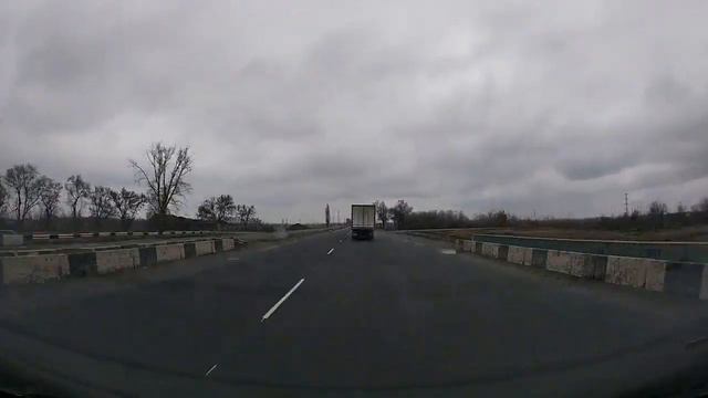 трасса Кривой-рог- Запорожье (видео тайм-лапс) смотреть онлайн