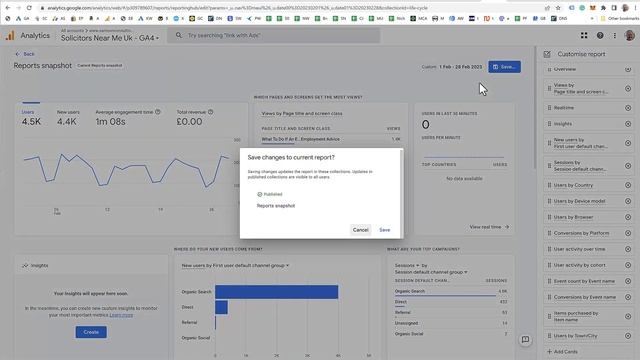 GA4 Analytics - Finding Your Monthly Sessions And Page Views In GA4 Google Analytics смотреть онлайн