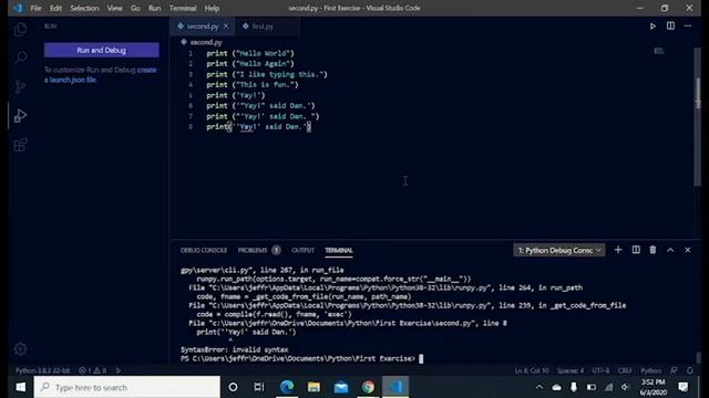 We Start Python Today! Learning How to Print and Comment in Python | Tech Asian смотреть онлайн