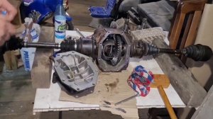 Ставлю полуоси, сальники полуосей, заднюю крышку#mercedes #w123 задний редуктор