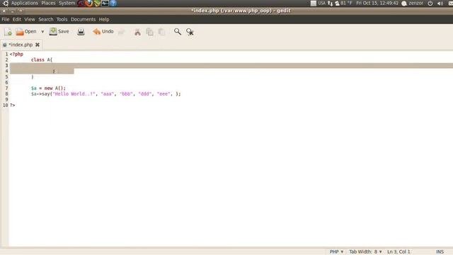 PHP OOP EP 13 class variable declaration смотреть онлайн
