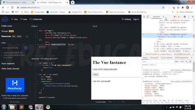 part 8 Vuejs Instance | Vuejs in tamil | FreeEducation in Tamil смотреть онлайн