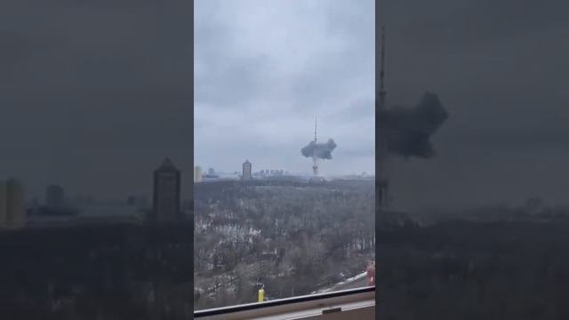 Киевская телевышка падает на дома смотреть онлайн