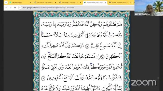 ONE DAY ONE JUZ: 9 OLEH PARA GURU TAHFIDZ ZAMZAM RAHMAH