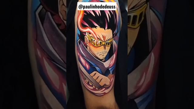 ?AIZAWA - BOKU NO HERO ACADEMIA Anime TATTOO? by @paulinhodedeuss #shorts смотреть онлайн