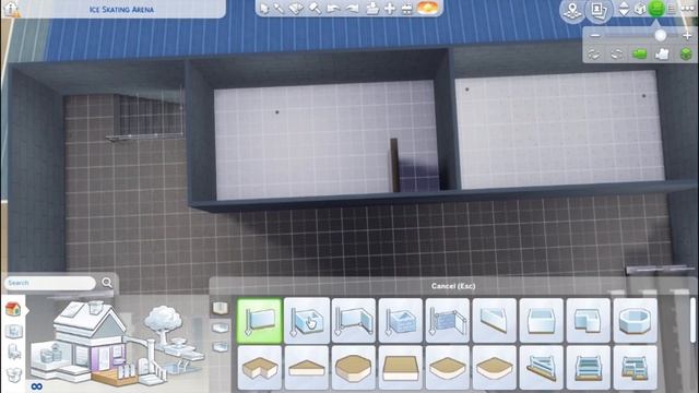 Sims 4 - Ice Skating Arena - Seasons Speed Build - NoCC