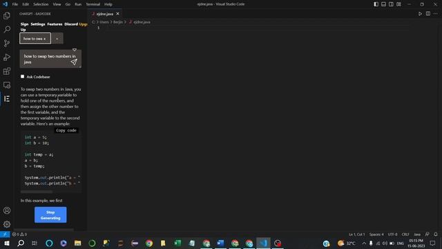 How to Use ChatGPT Extension in VS Code | Easy coding Visual Studio (Time Saver) смотреть онлайн